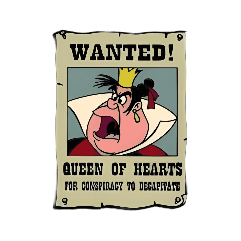 Queen of Hearts Disney pin