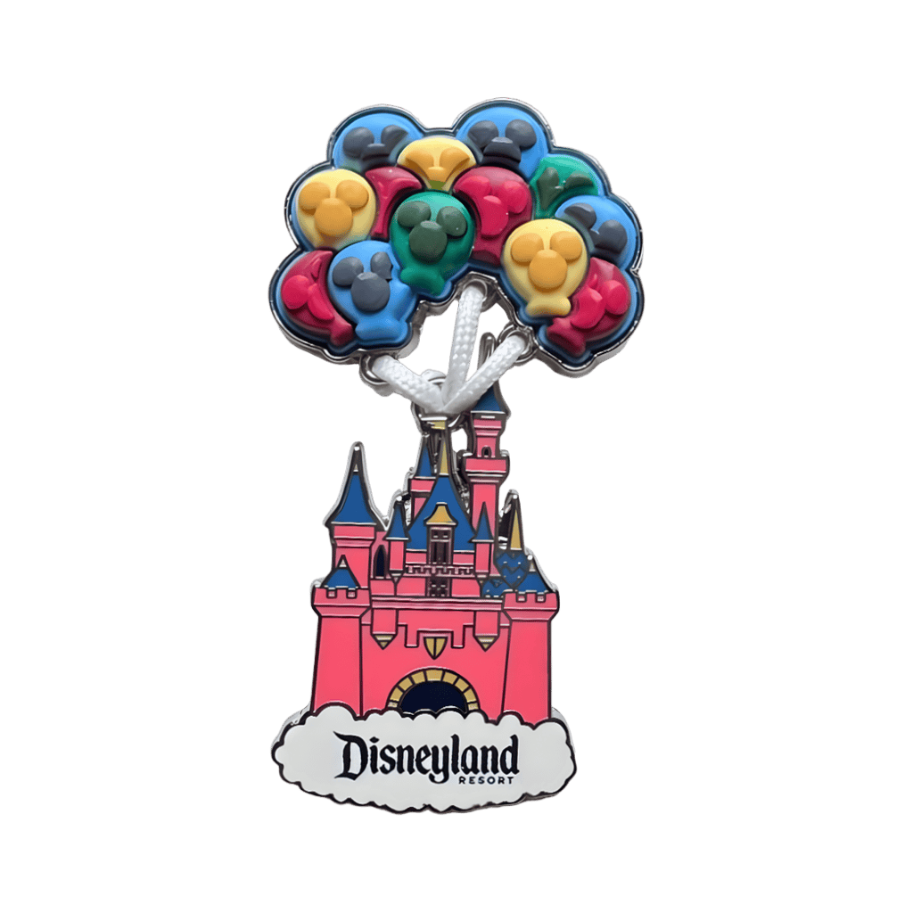 Disneyland Castle and Balloons Disney pin