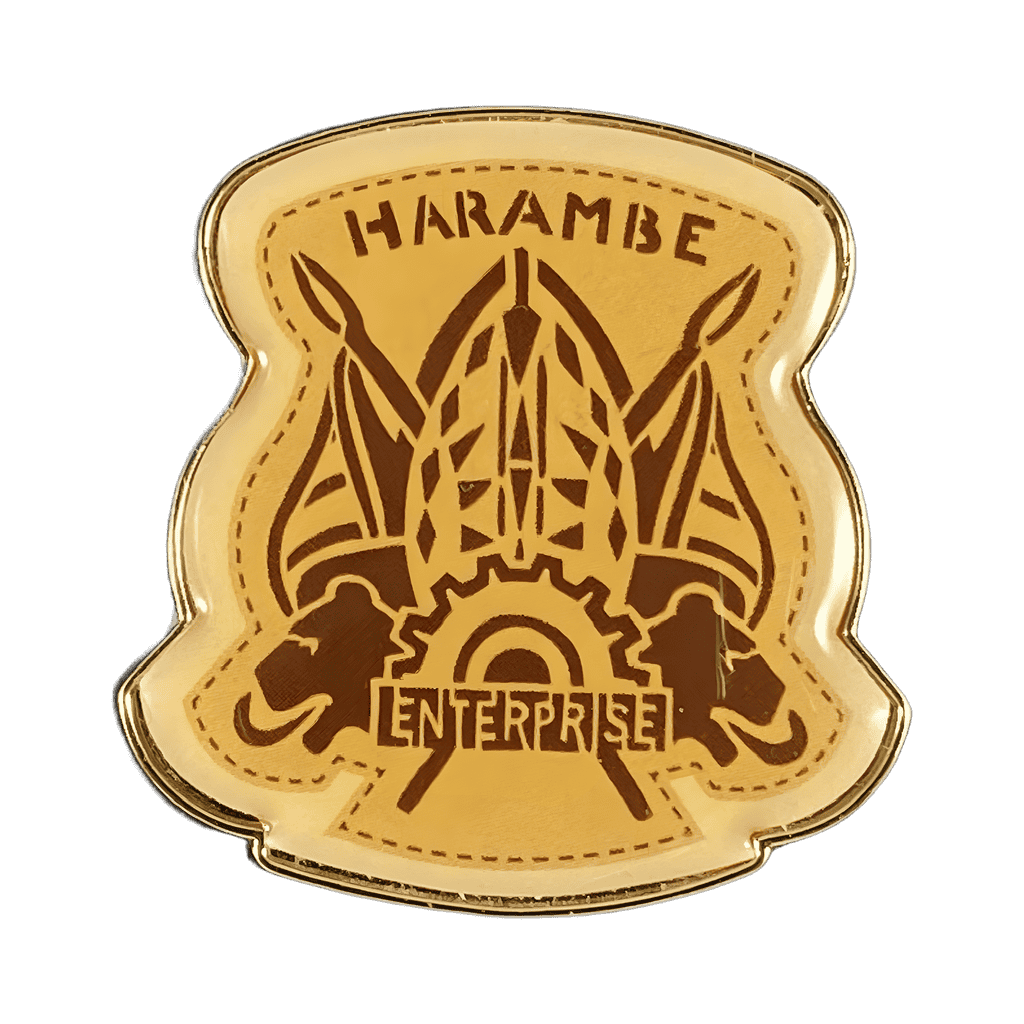 Kilimanjaro Safaris Bucket Hat 5-Pin Set — Stitched Harambe Enterprise Logo Disney pin