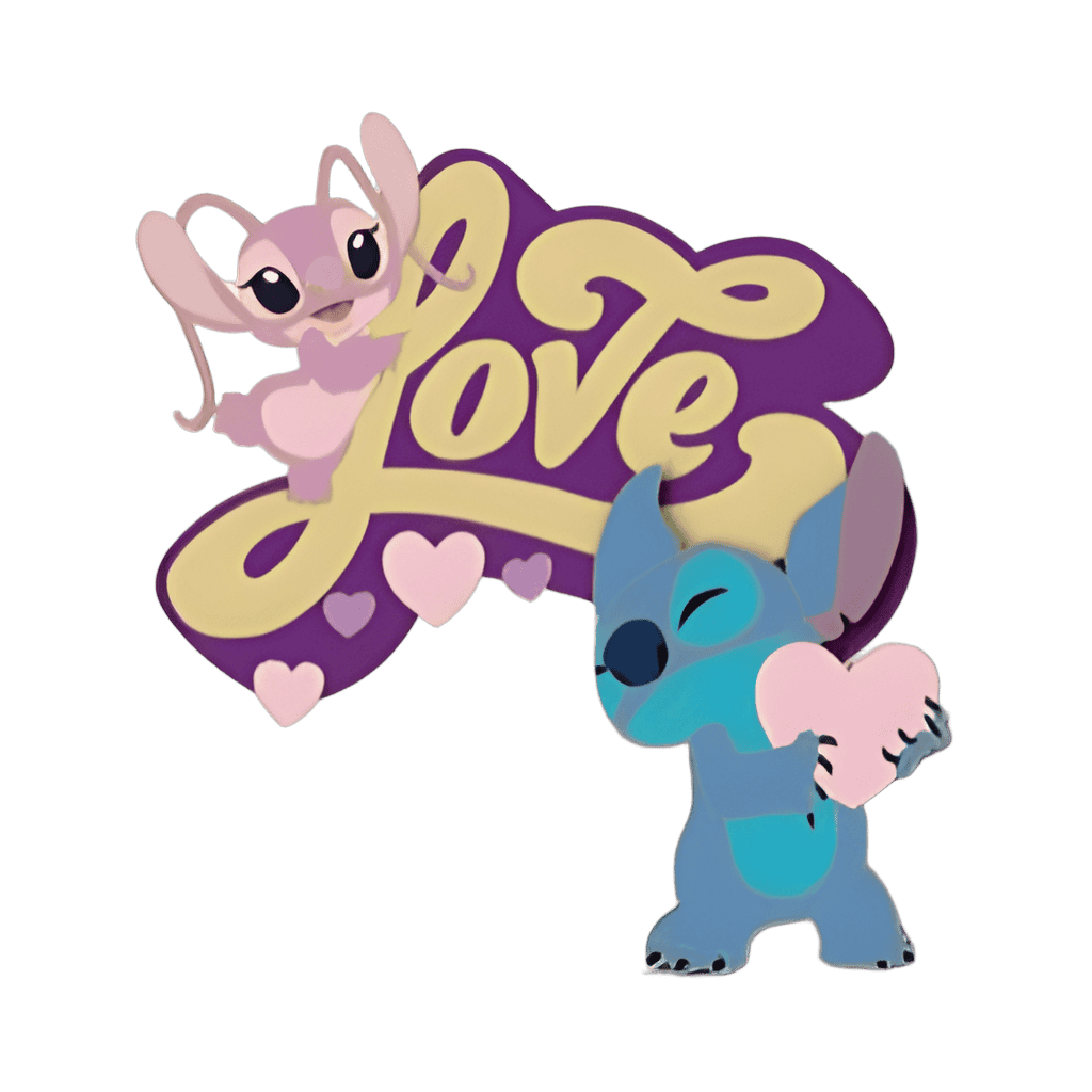 Stitch & Angel Disney pin