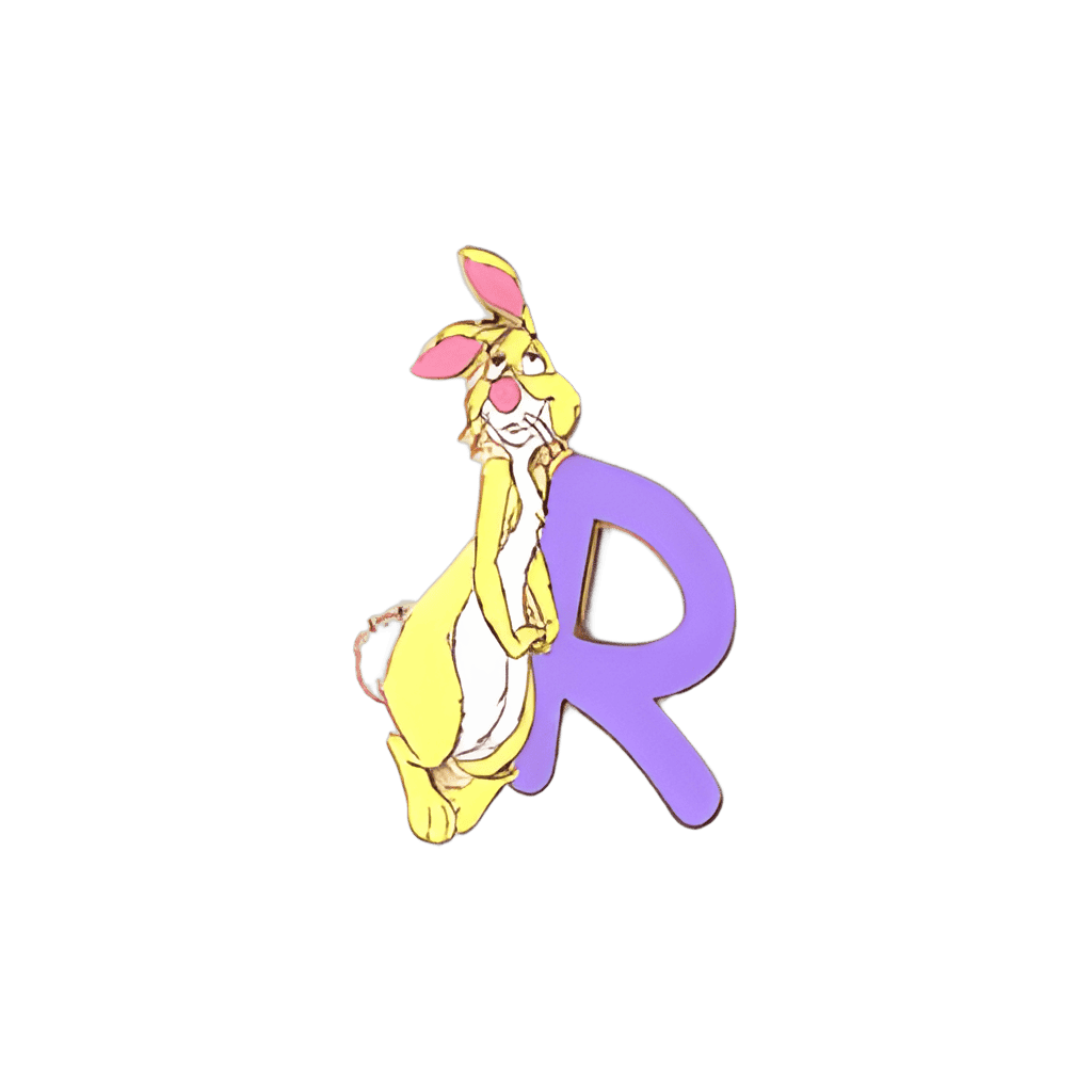 R is for Rabbit Disney pin