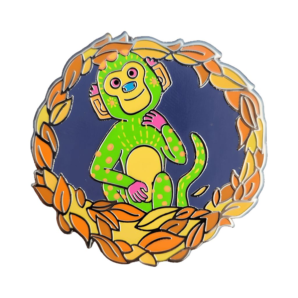 Frida Kahlo's Monkey Alebrije Disney pin