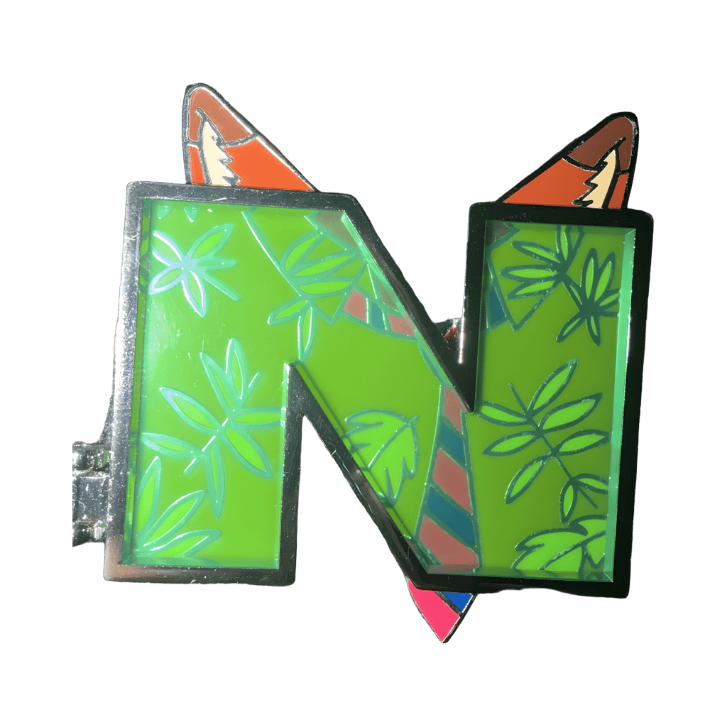 Nick Wilde "N" Disney pin