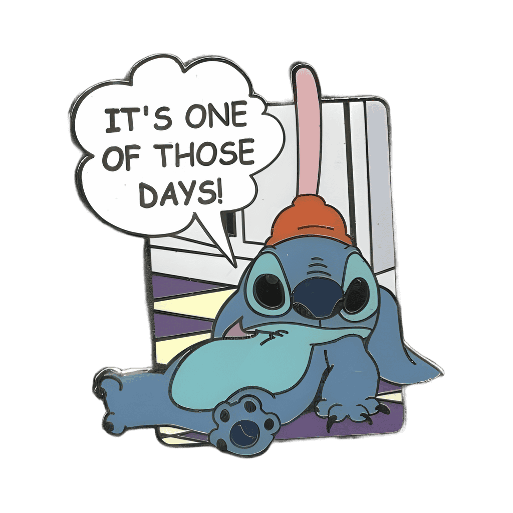 Stitch with Plunger - It's One of Those Days! Disney pin