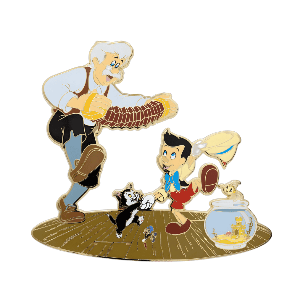 Pinocchio Joy in the Workshop Jumbo Disney pin