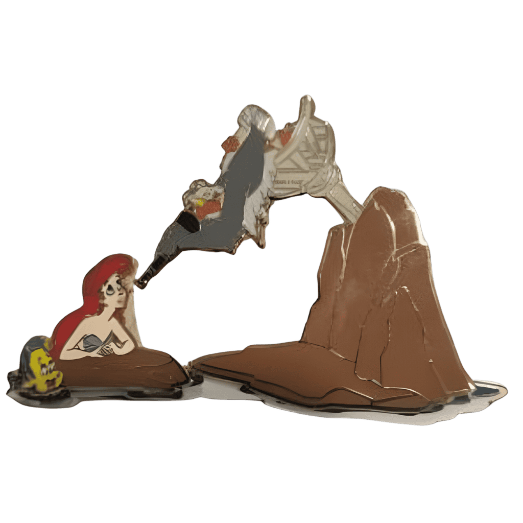 Ariel, Flounder and Scuttle Disney pin