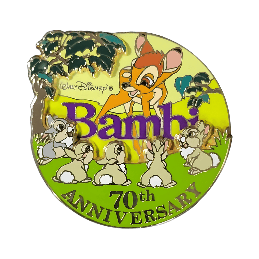 With Thumper and His Sisters - 70th Anniversary Disney pin