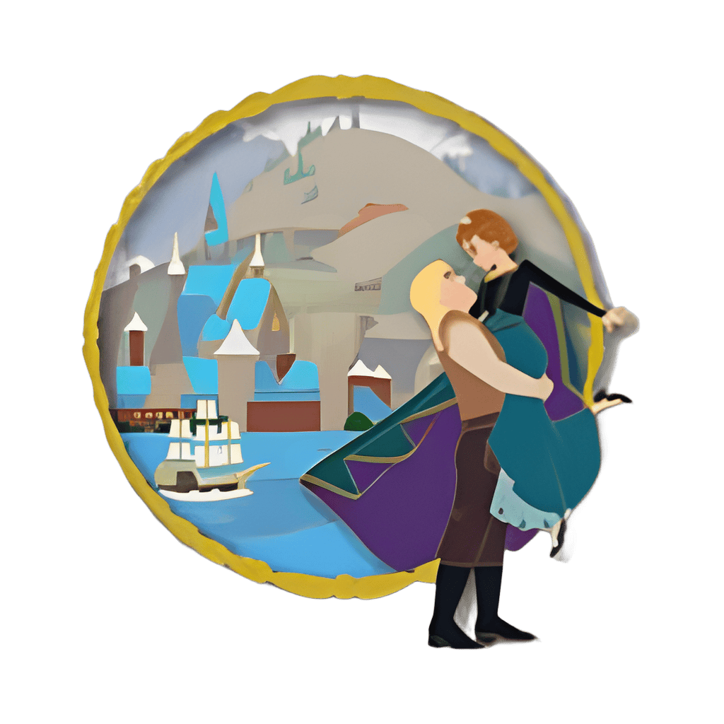 Anna & Kristoff Disney pin