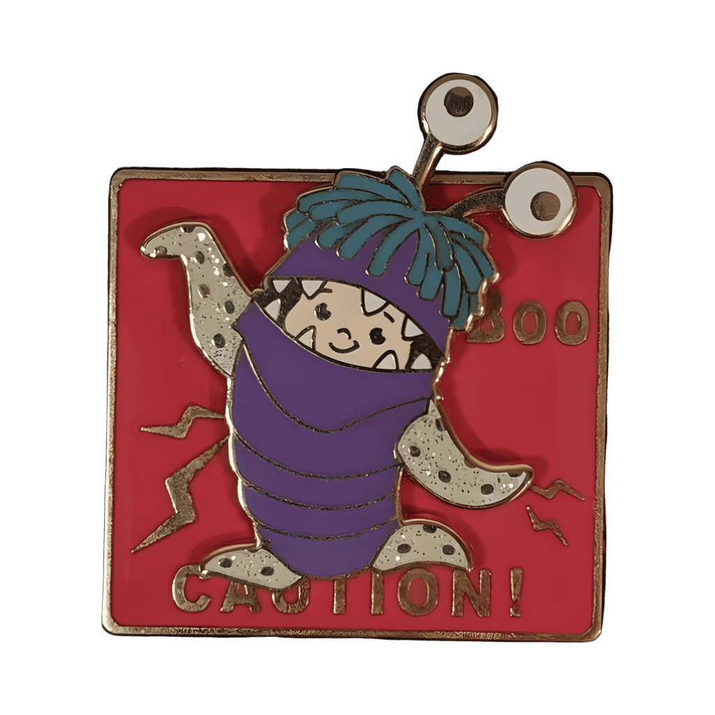 "Boo Caution!" Monsters Inc. Disney pin