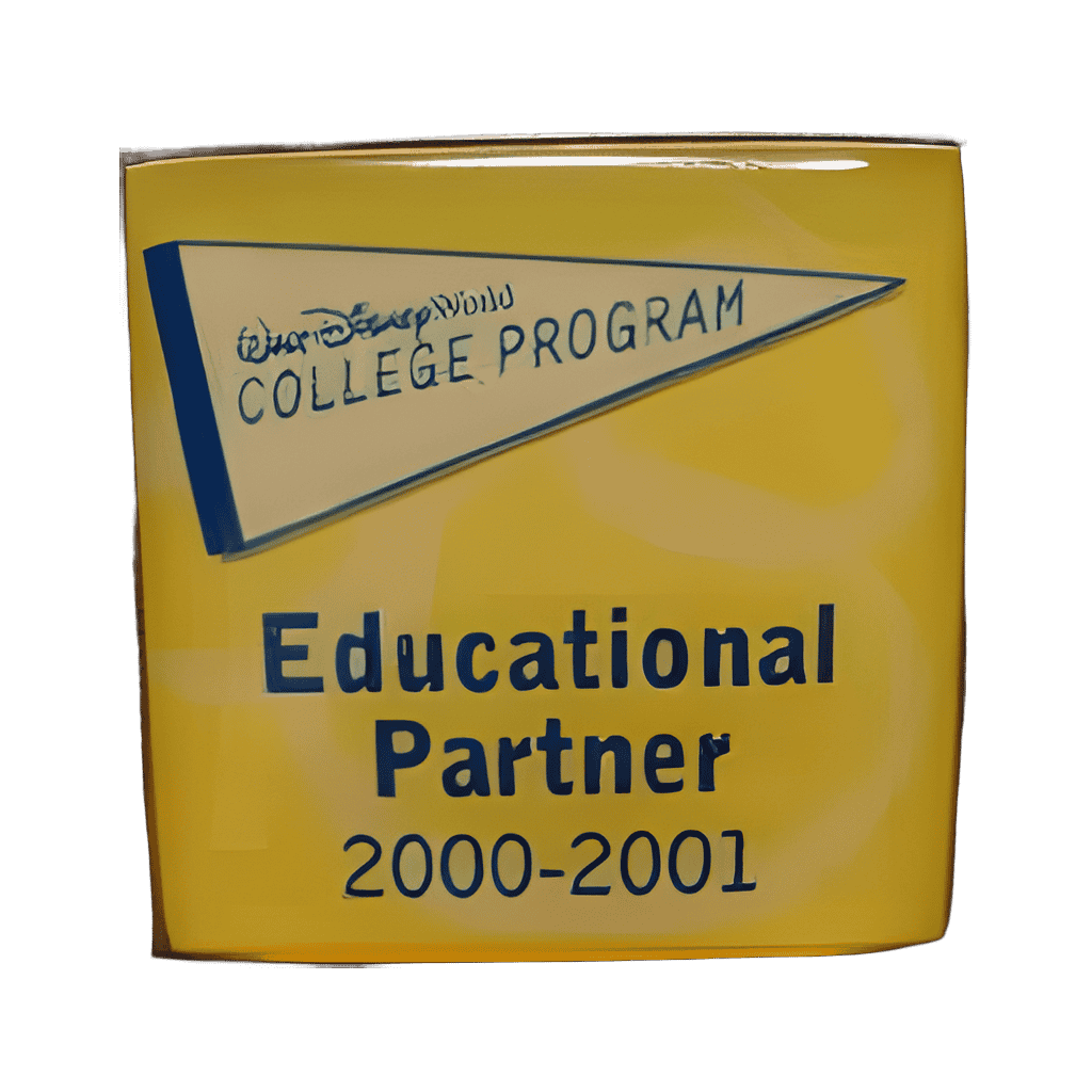 Pennant - Educational Partner (2000-2001) Disney pin