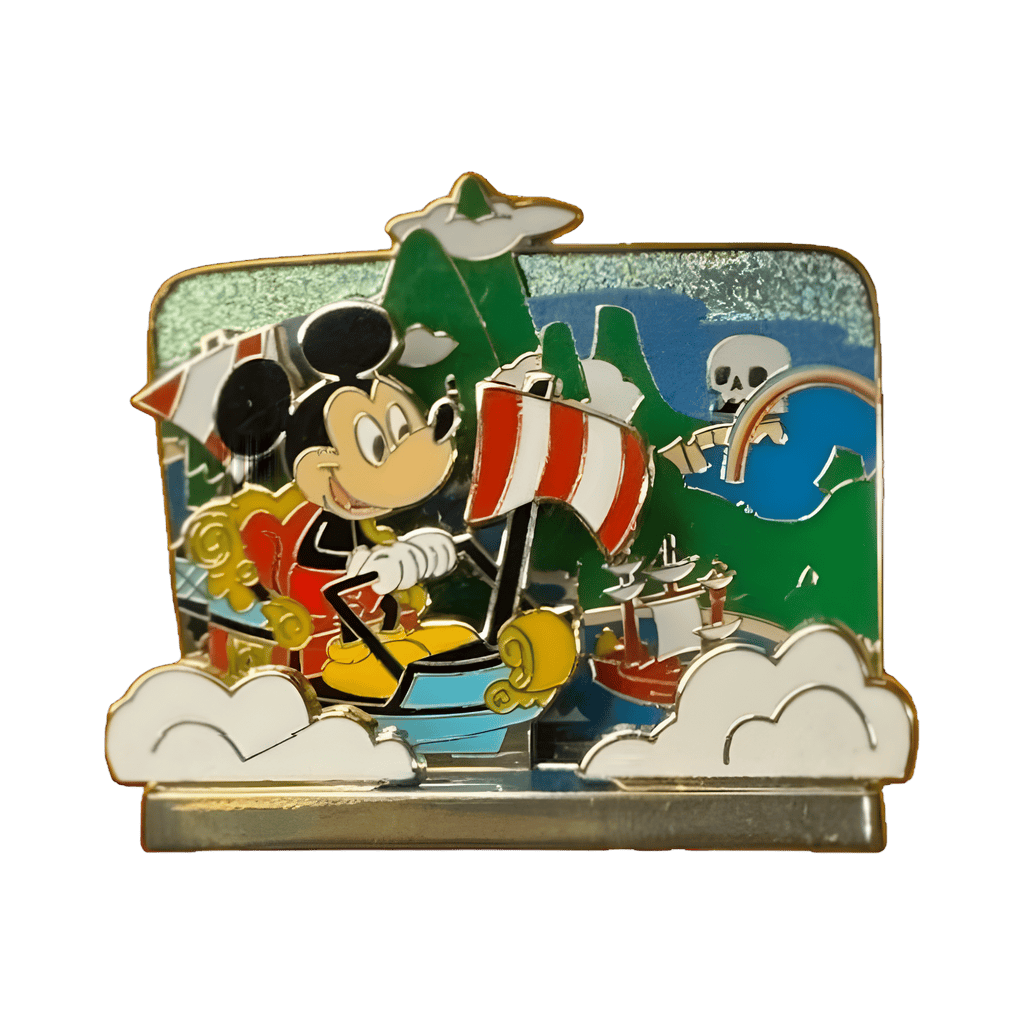 Boxed Attraction Vehicle Dioramas — Peter Pan's Flight Disney pin