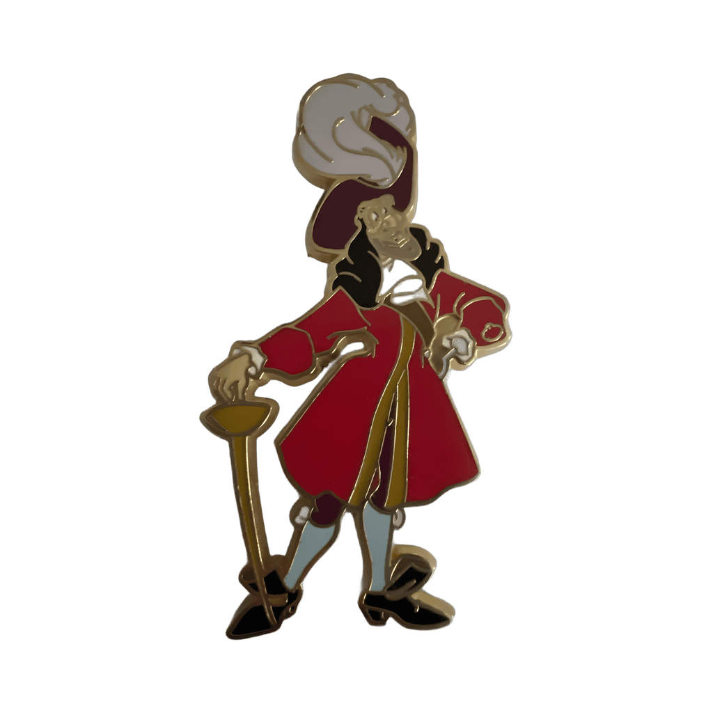 Capitaine Crochet Captain Hook Disney pin