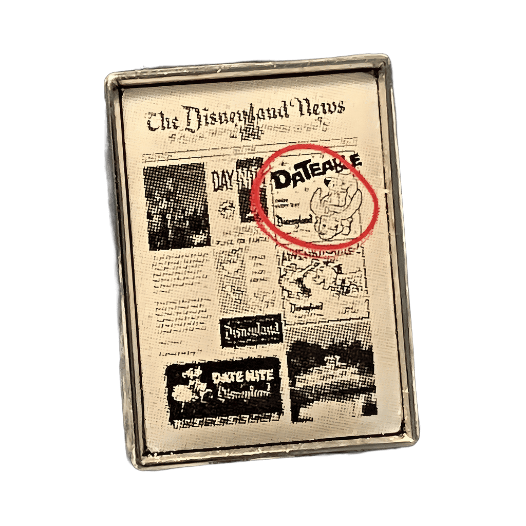 Pin #19 - The Disneyland News Disney pin