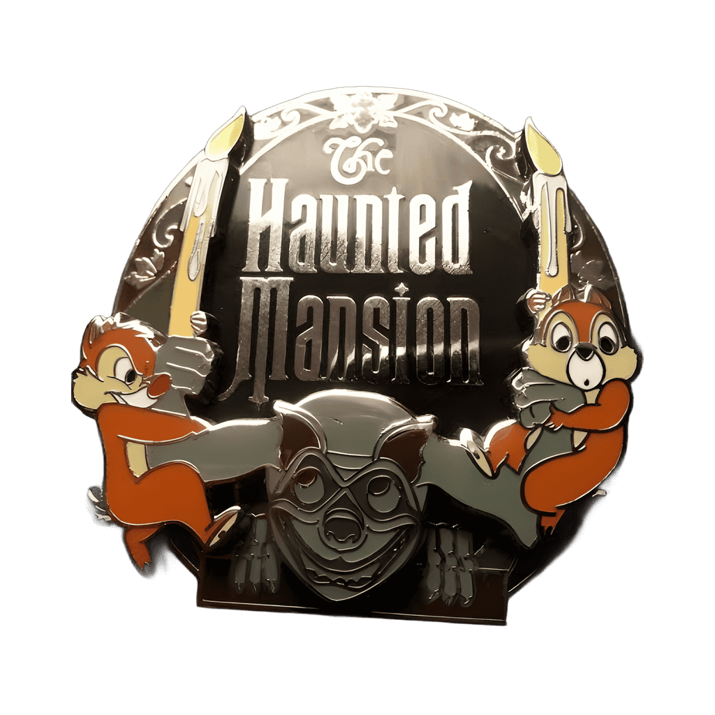 Chip and Dale Gargoyle Slider Disney pin