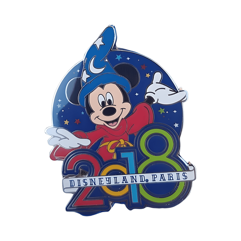 Sorcerer Mickey (Colourful Numbers) Disney pin