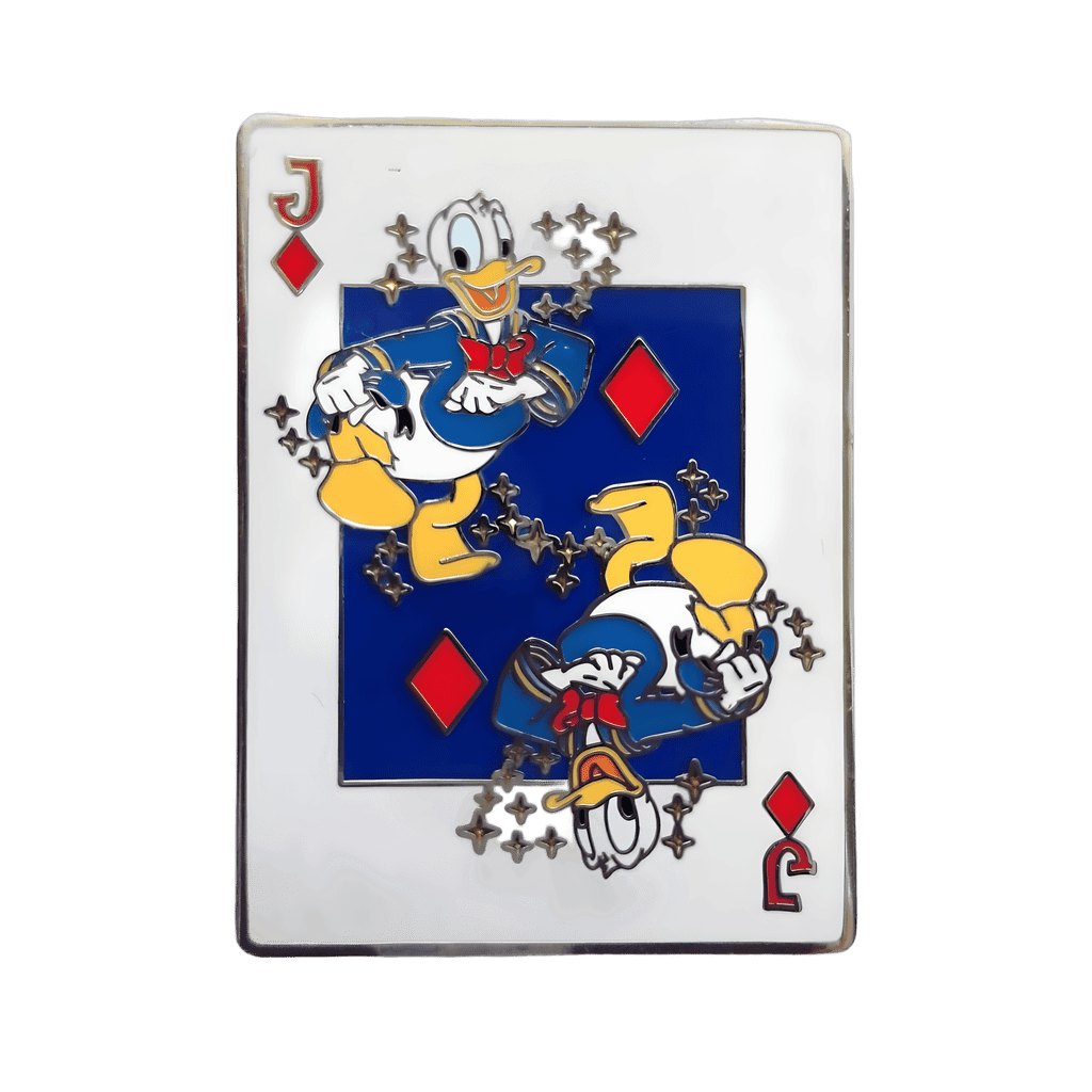 Donald Duck Jack of Diamonds Disney pin