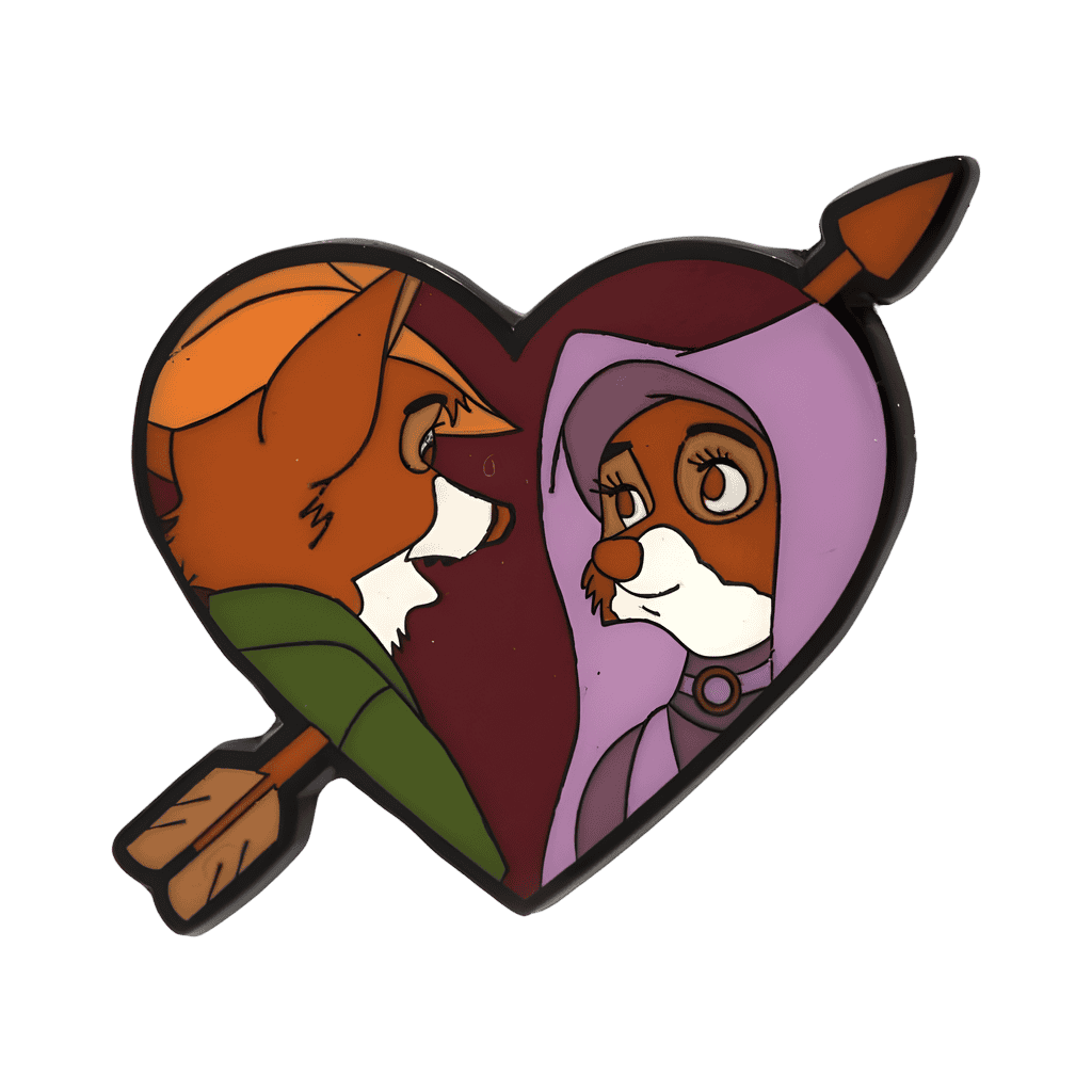Robin & Maid Marian Heart Disney pin