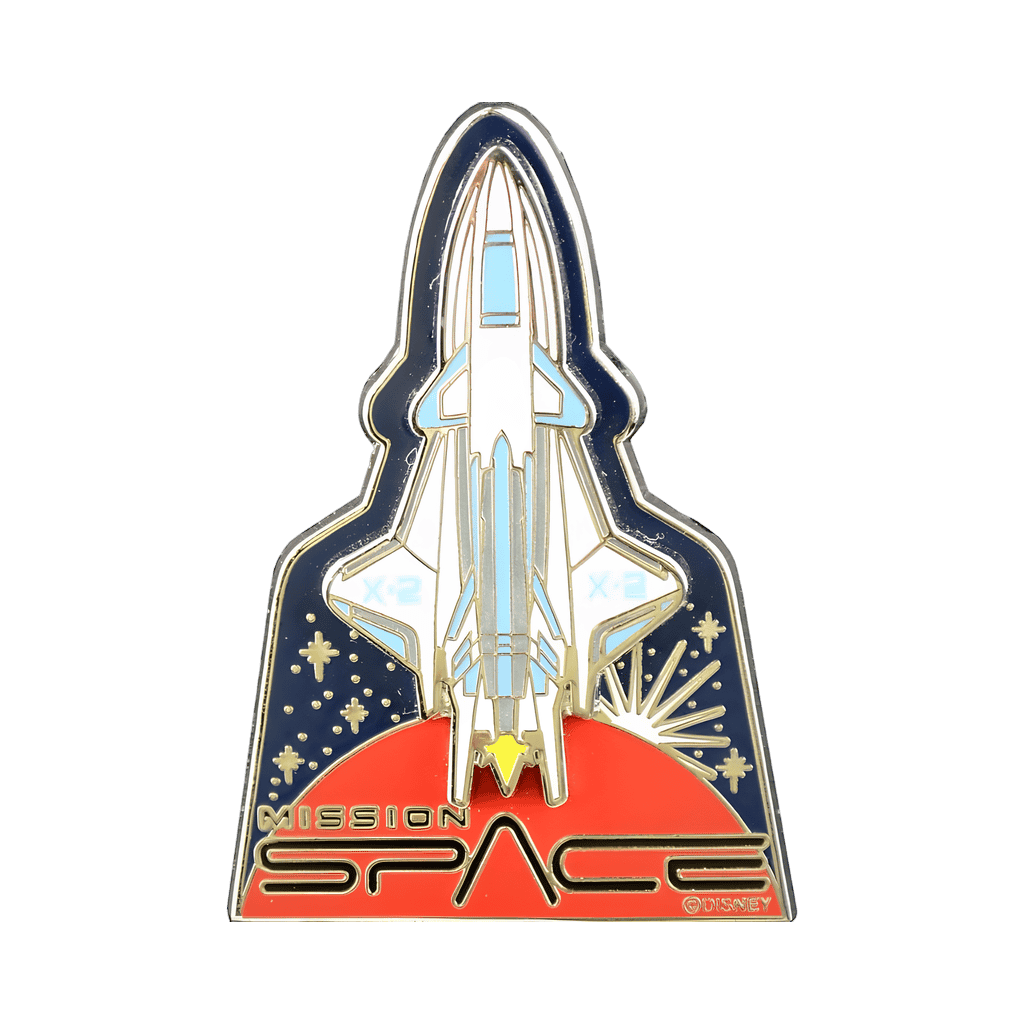 Mission Space Rocket Pin Disney pin