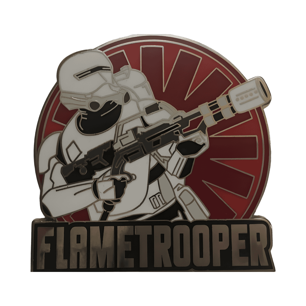 Flametrooper Disney pin