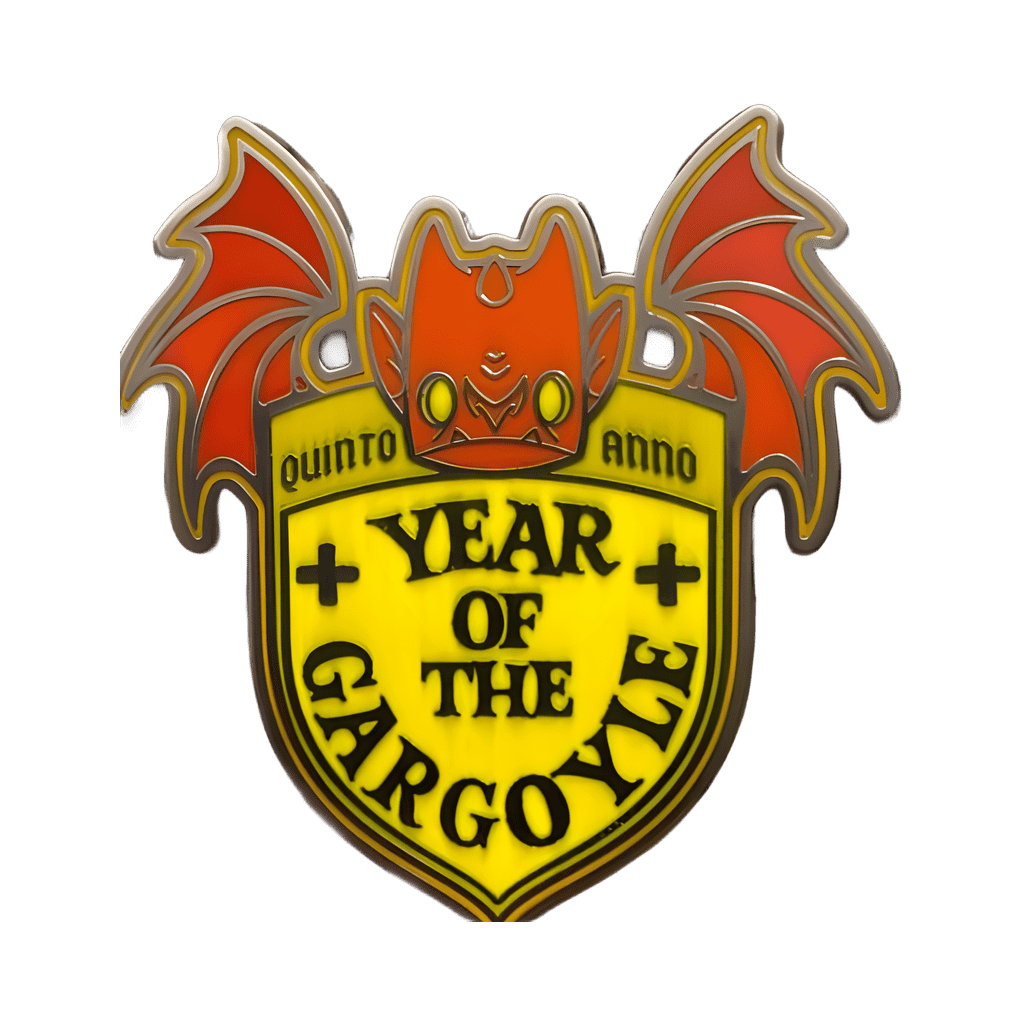 Year of the Gargoyle (Fire Edition) Disney pin