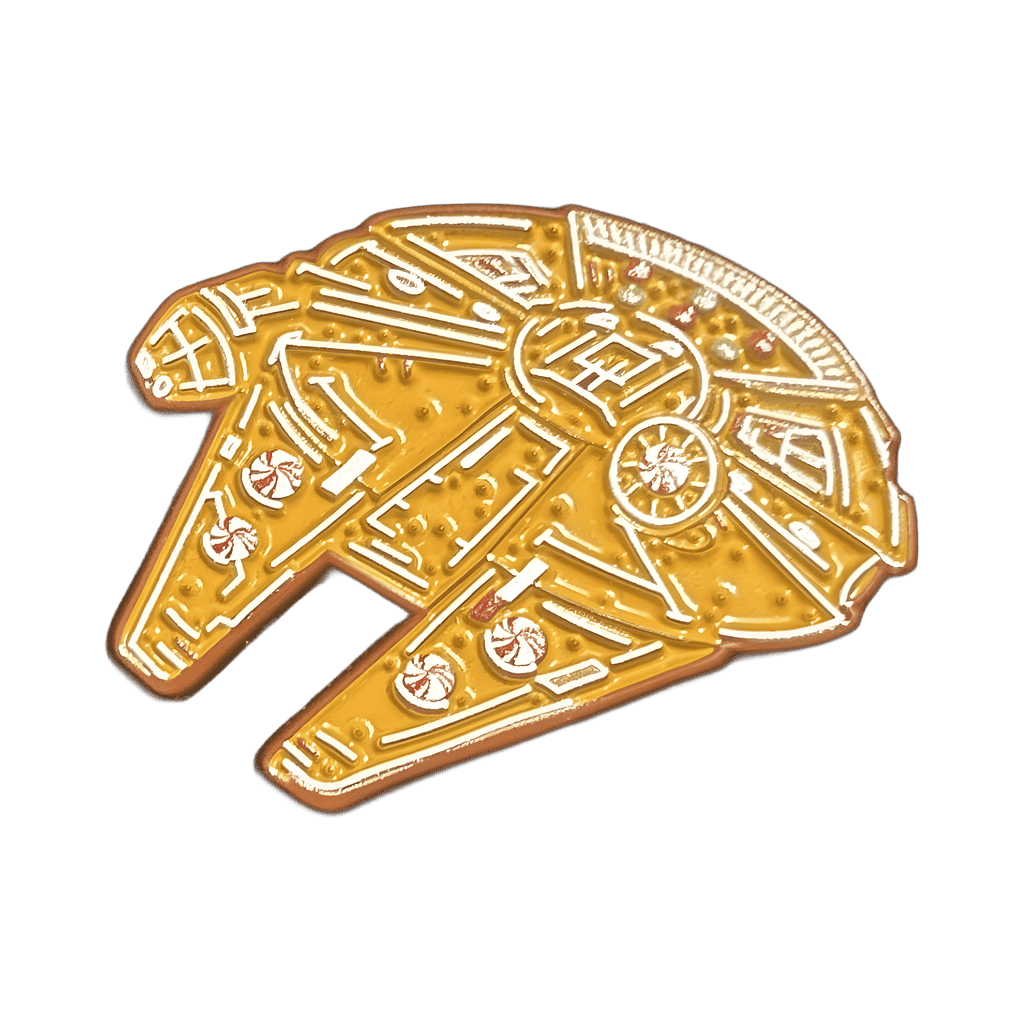 Gingerbread Millennium Falcon Holiday Disney pin