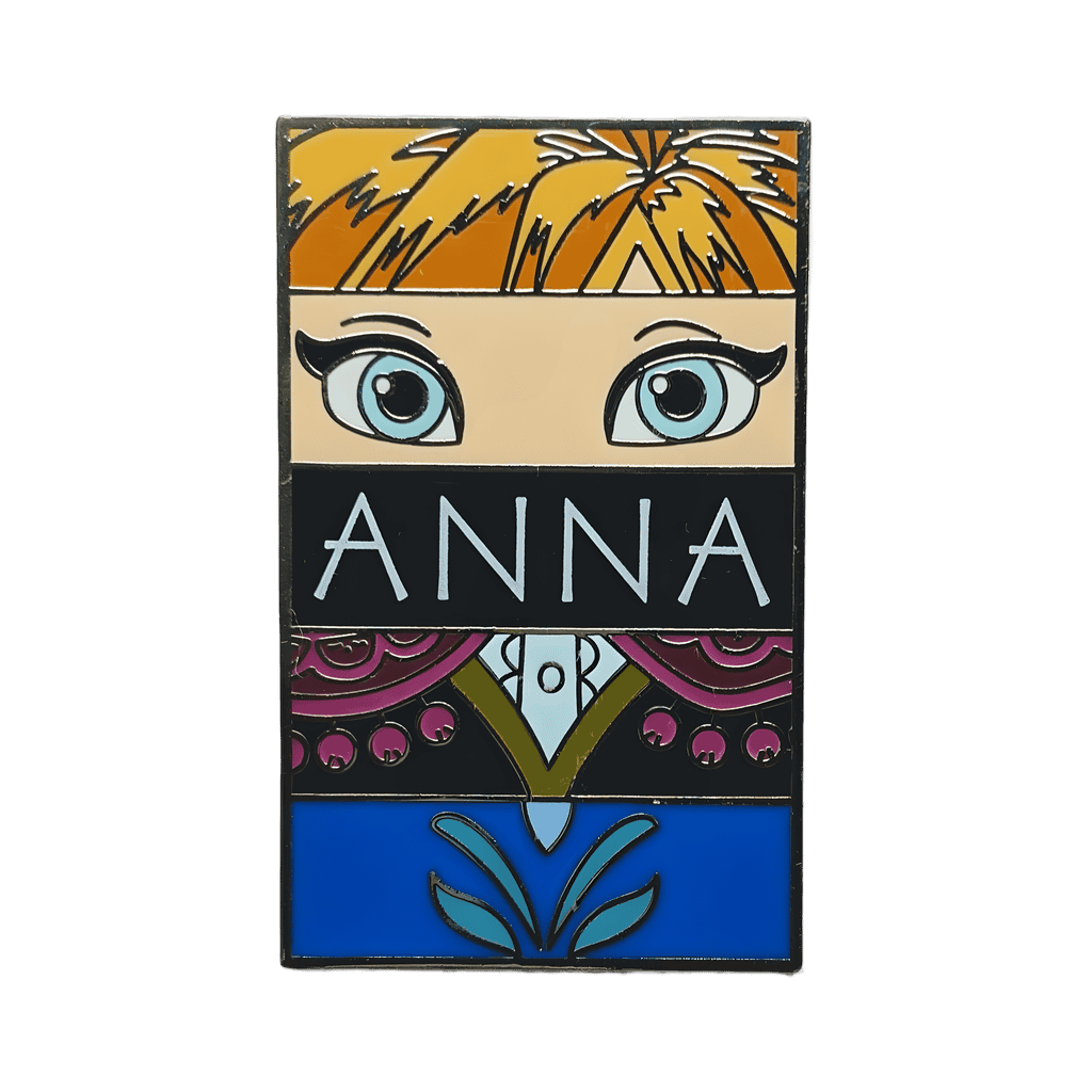 Rectangular Faces - Anna Disney pin