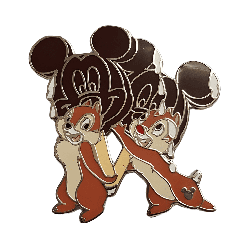 Chip and Dale with Mickey Ice Cream Disney pin