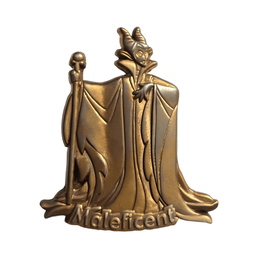 Maleficent - Goldtone Relief Disney pin