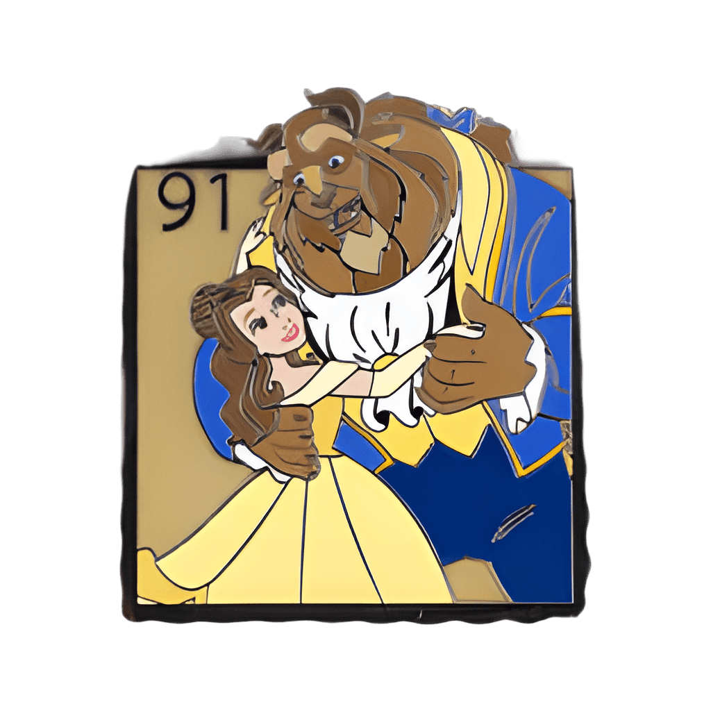 Belle and the Beast Disney pin