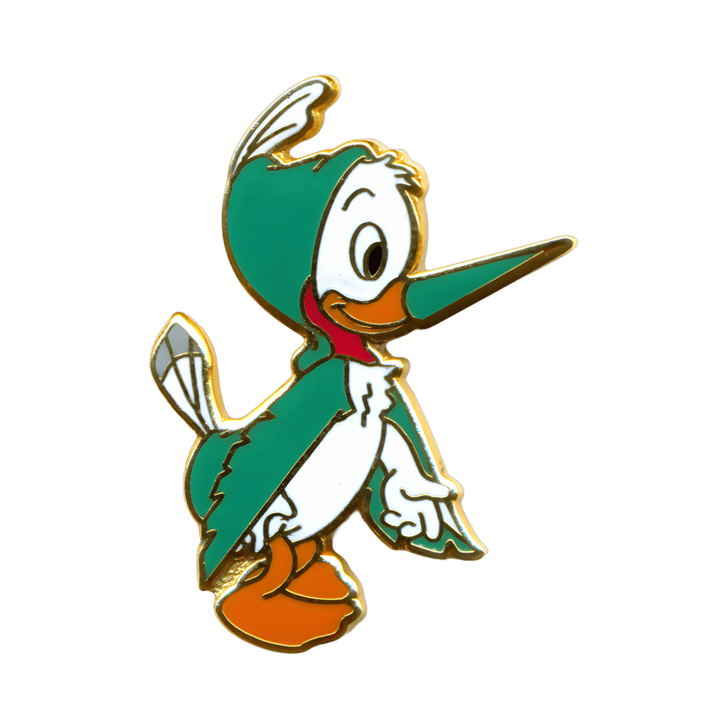 Huey Duck dressed as Flit Disney pin
