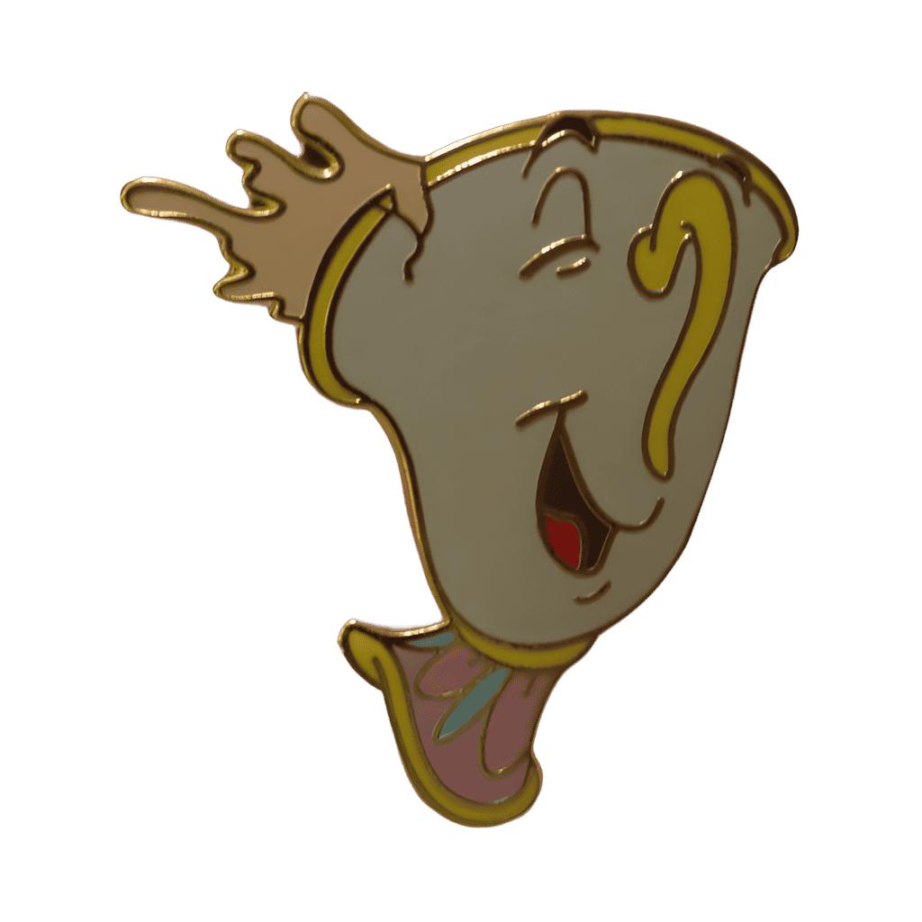 Happy Chip With liquid Spilling Over Disney pin