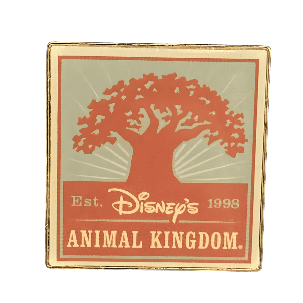 Animal Kingdom Safari Hat 6-Pin Set — Disney's Animal Kingdom Logo Est. 1998 Disney pin