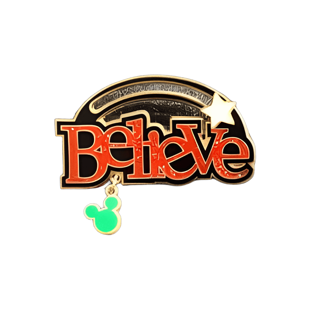 Believe Shooting Star (Dangle/Slider/Sparkle) Disney pin