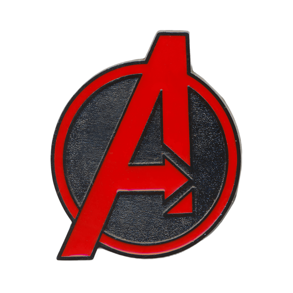 Avengers Logo in Red Disney pin