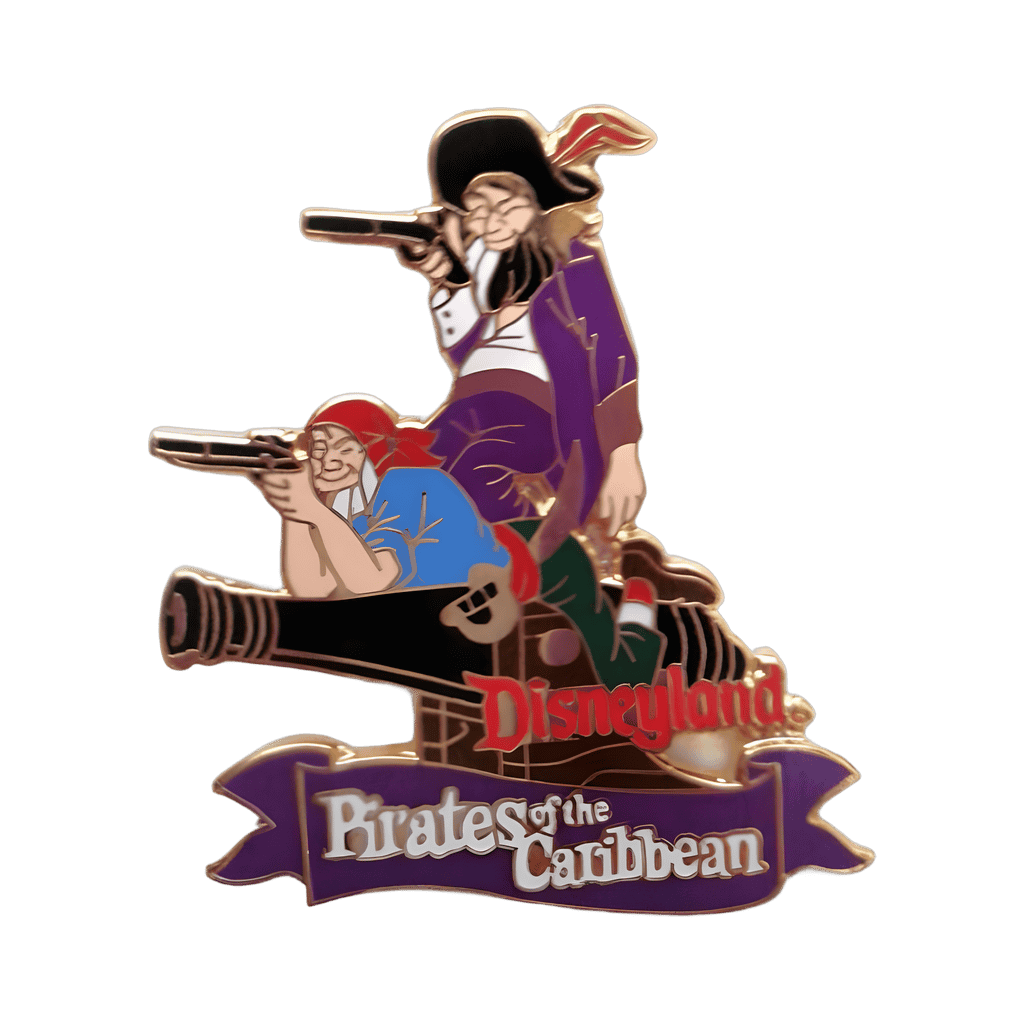 Pirates of the Caribbean on Cannon Disney pin
