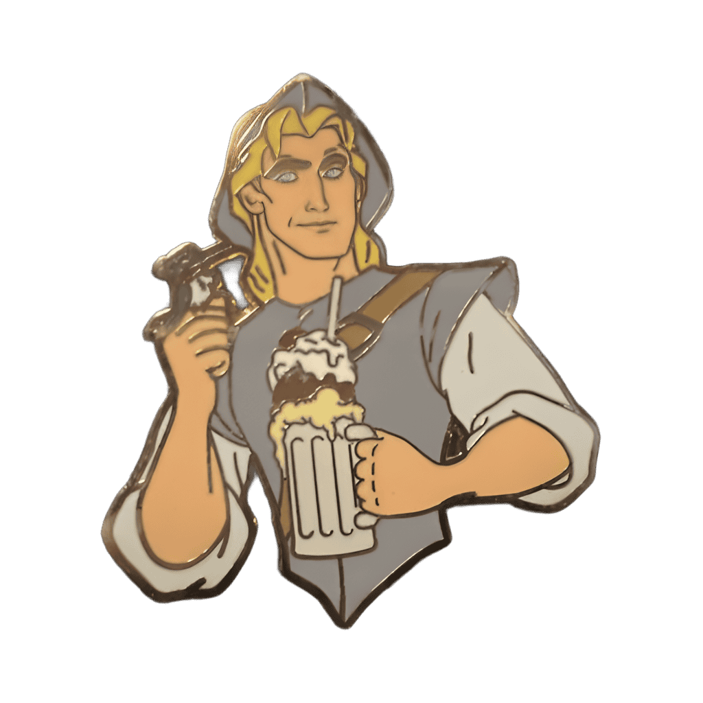 John Smith and Flit Disney pin