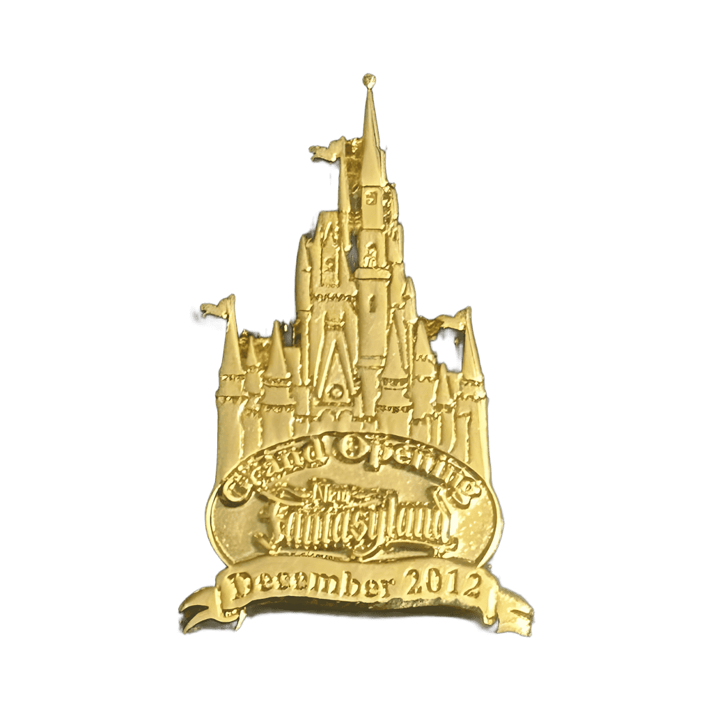 Gold Castle Disney pin