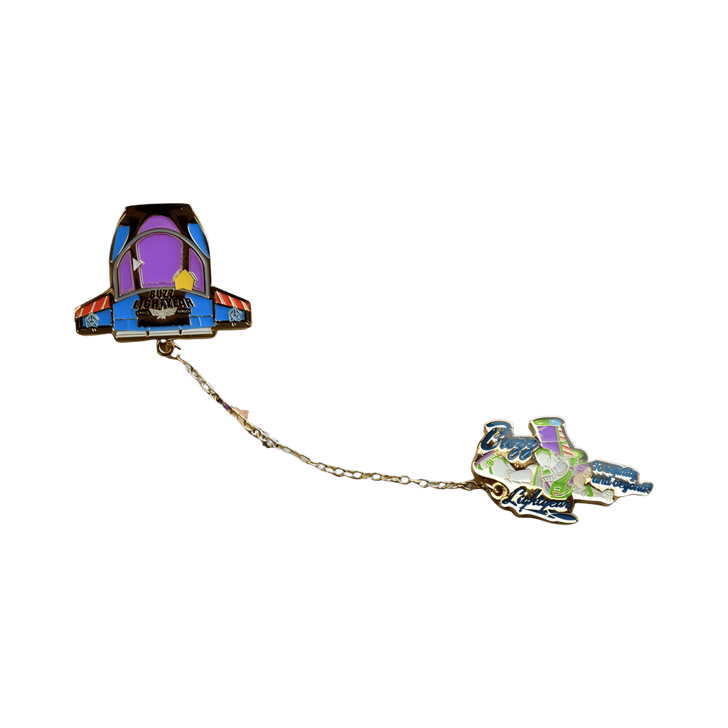Buzz Lightyear and his spaceship Disney pin