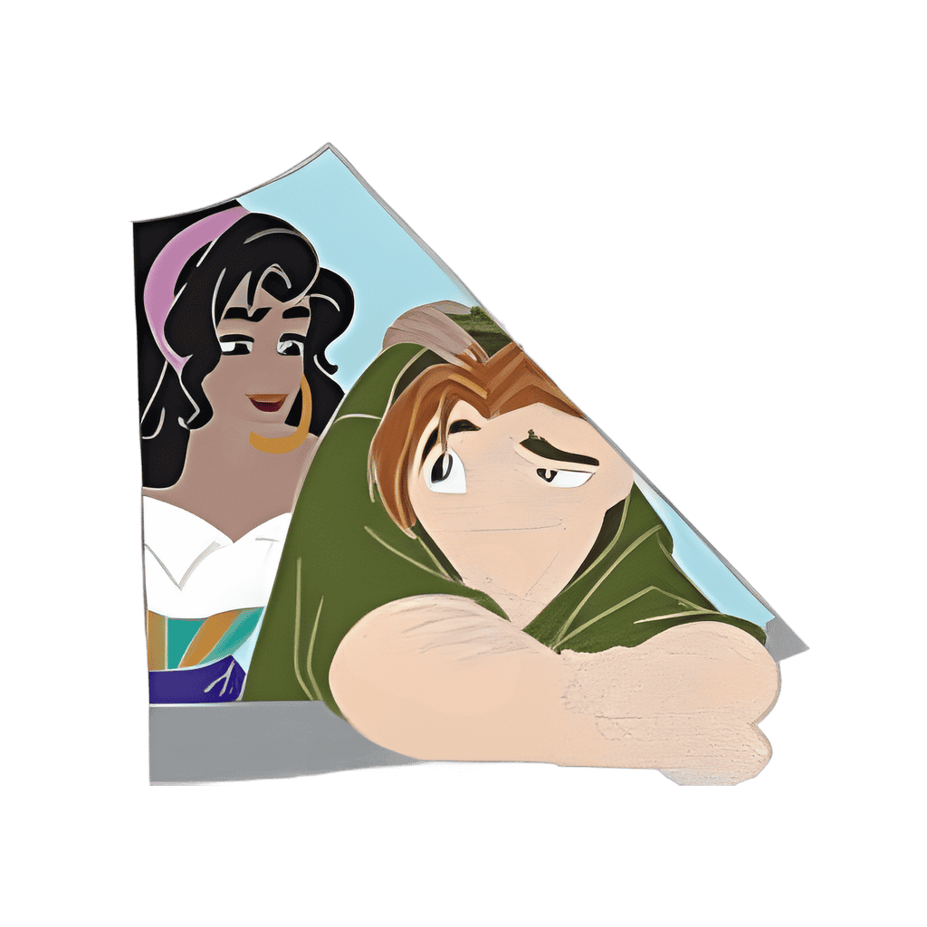 Esmeralda & Quasimodo Disney pin