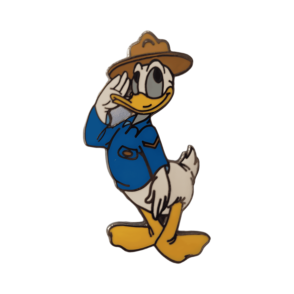 Donald Saluting Disney pin
