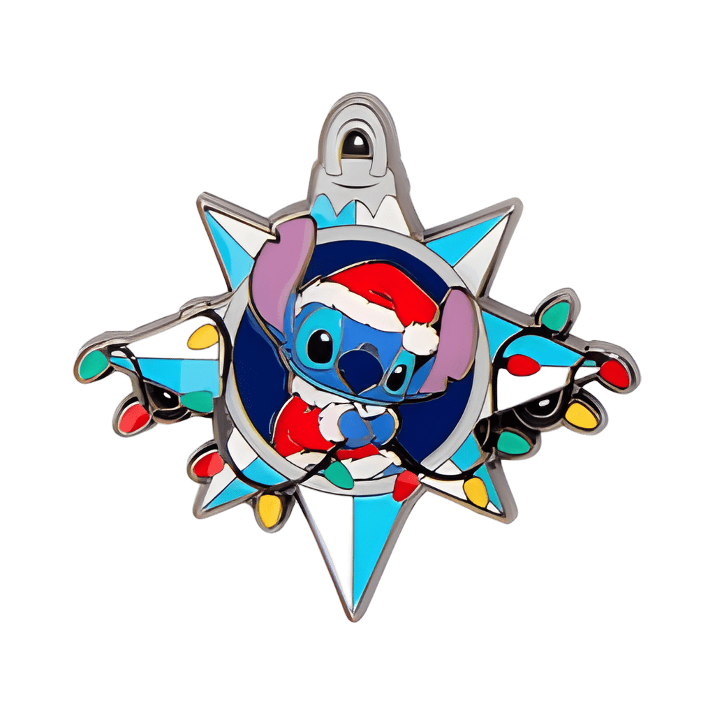 Santa Stitch Disney pin