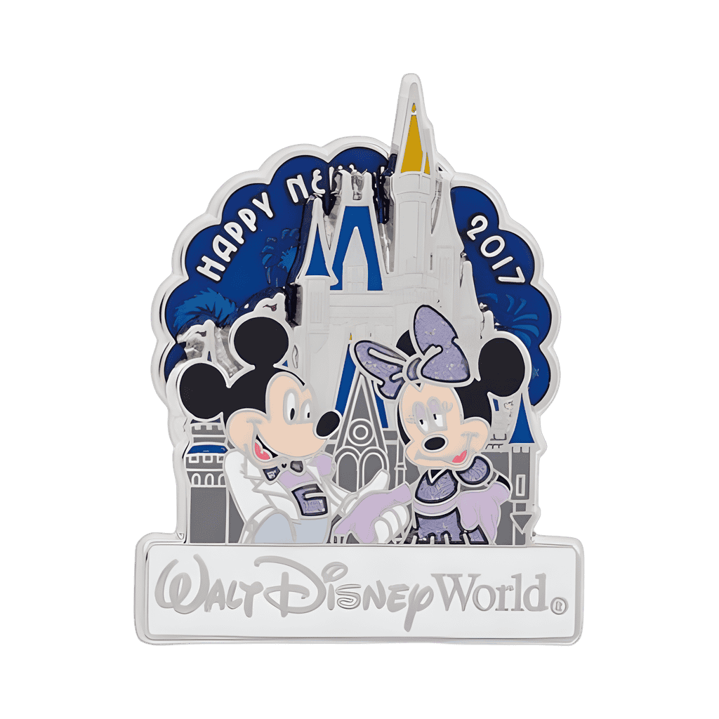 Happy New Year 2017 Spinner Disney pin