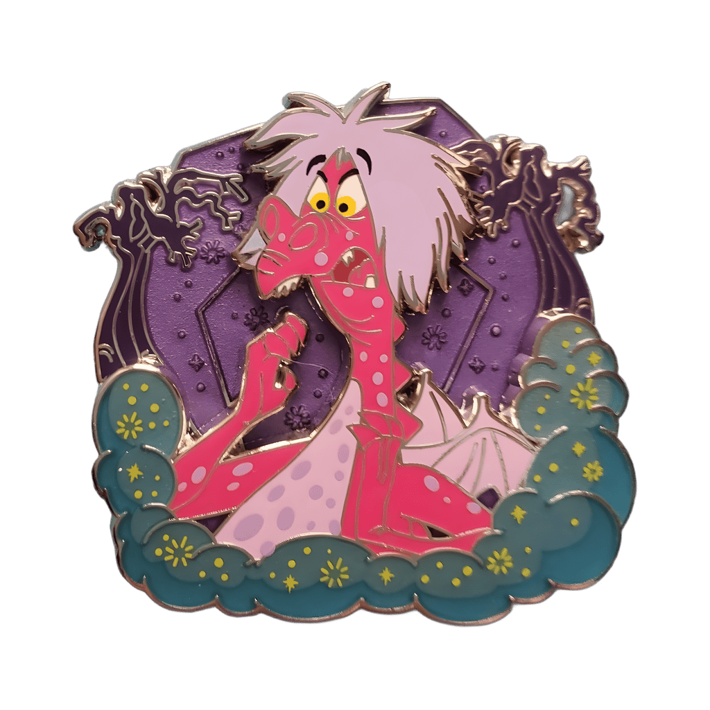 Madame Mim as a Dragon Version #3 - Dark Pink Disney pin