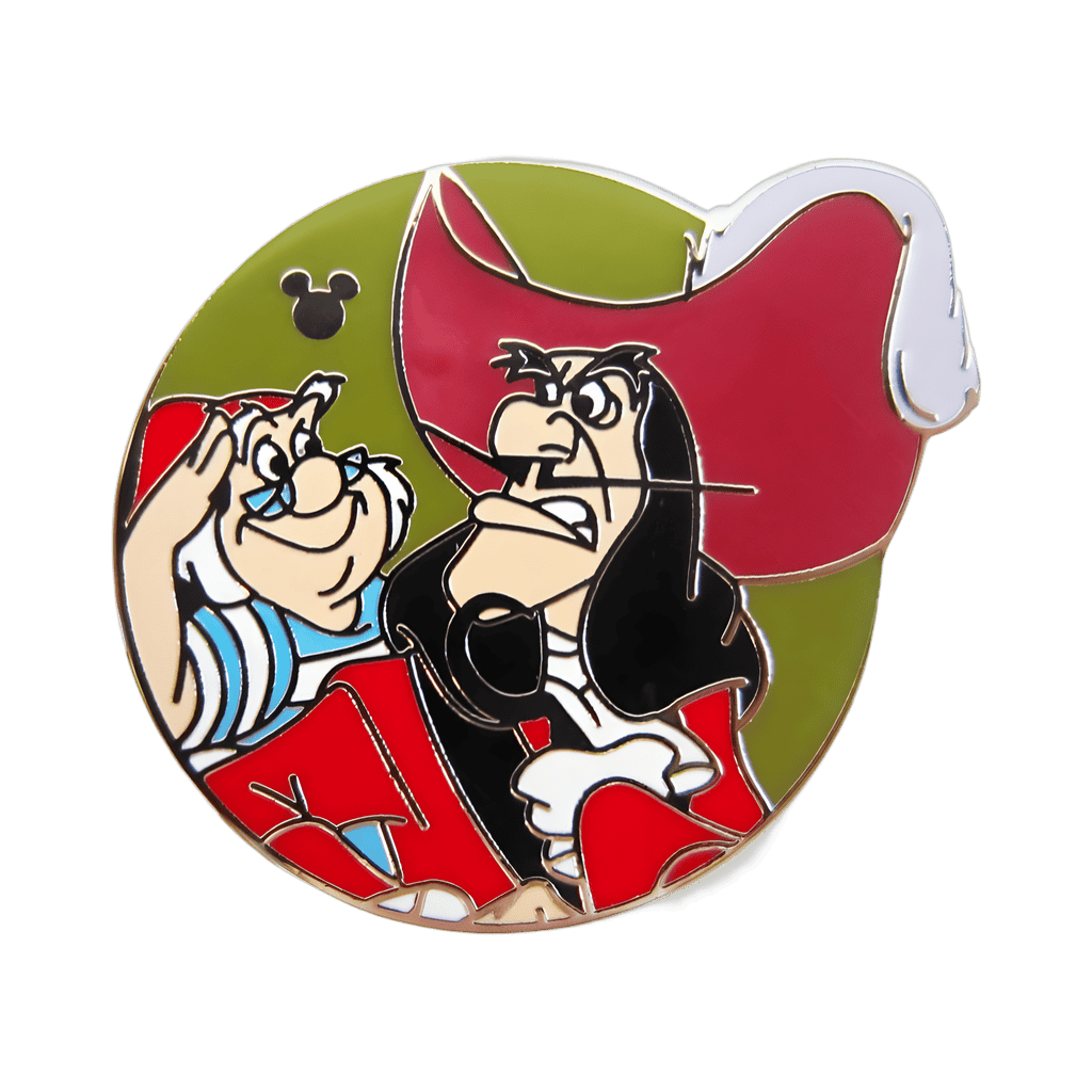 Captain Hook and Mr Smee Disney pin