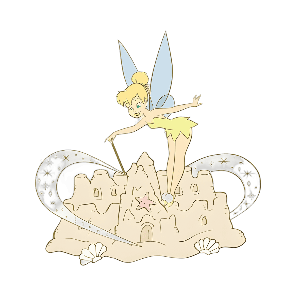 Tinker Bell and Sand Castle Disney pin