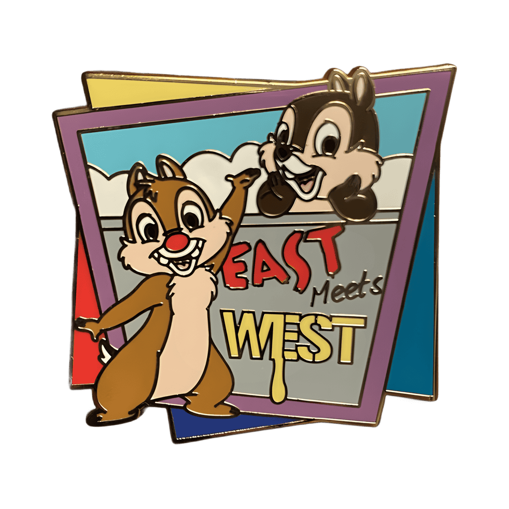 East Meets West Disney pin