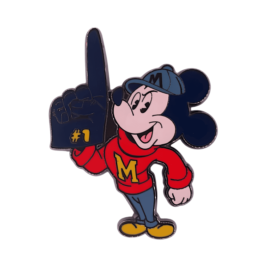 Mickey Mouse Collegiate Mascot Disney pin