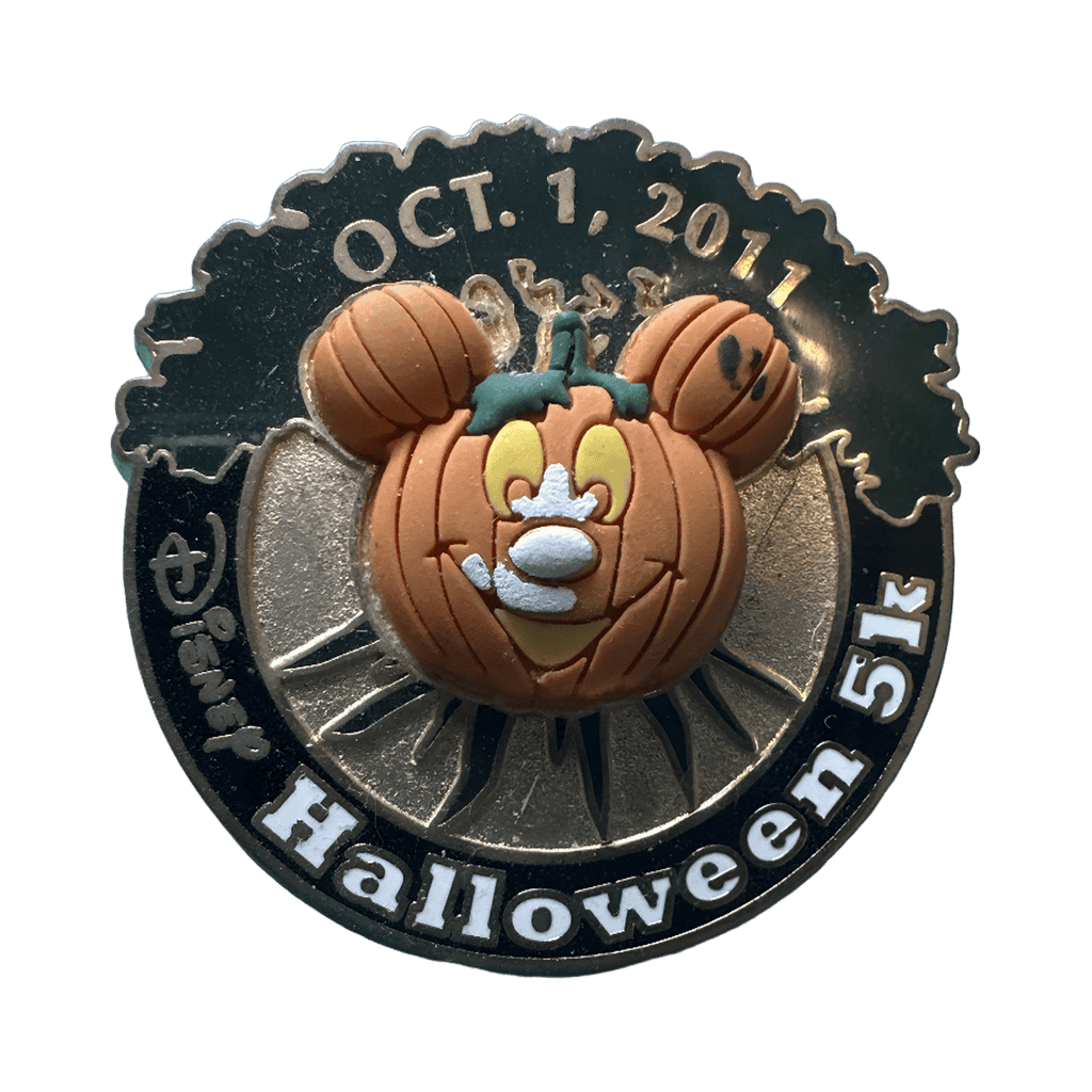 Disney Halloween 5K, October 1, 2011 Disney pin
