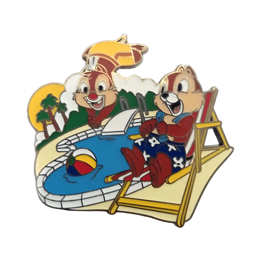 Chip & Dale Swimming Disney pin