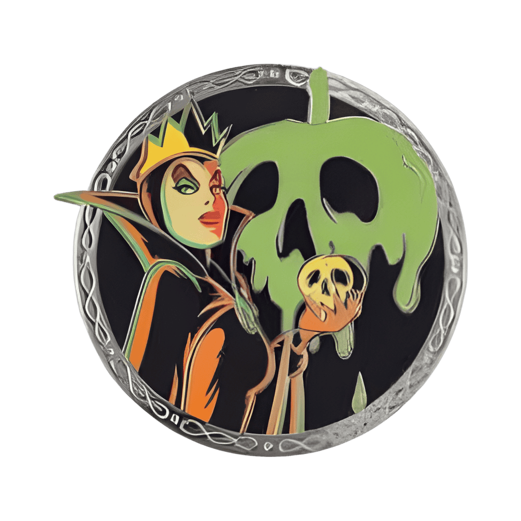 Evil Queen Poison Apple Halloween Disney pin